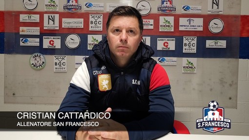 Calcio. S. Francesco Loano battuta dal Campomorone. Cattardico: &quot;Loro più bravi di noi negli episodi. Staltari punta? Non c'erano molte alternative&quot; (VIDEO)