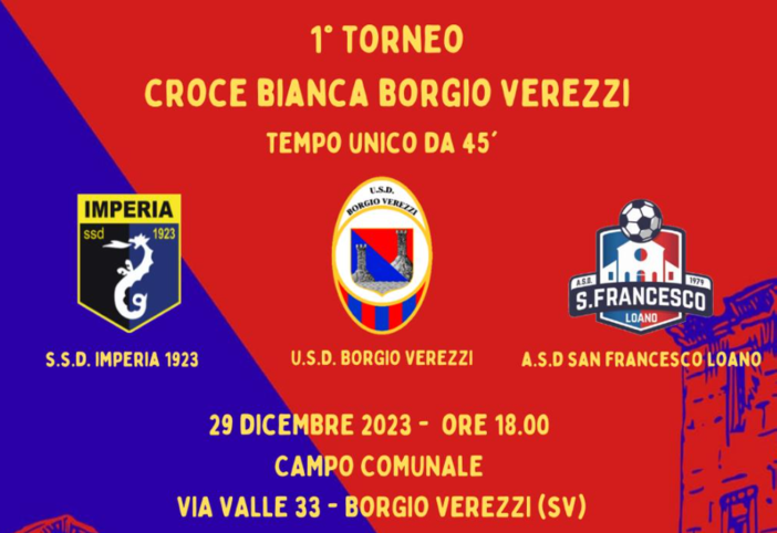 Calcio. In campo per la Croce Bianca, alle 18:00 il triangolare con Borgio Verezzi, Imperia e San Francesco Loano