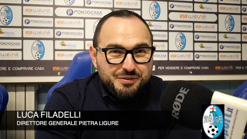 Calcio, Pietra Ligure. I sassolini del dg Filadelli: &quot;Qualcuno si aspettava che vincessimo tutte le partite?&quot; (VIDEO)