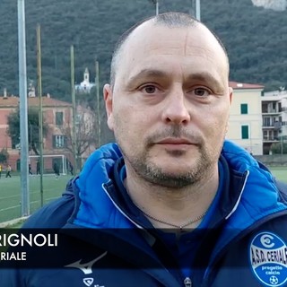 Calcio, Ceriale. I tre punti di Finale non bastano a Brignoli: &quot;Dobbiamo maturare, cadiamo sempre nei medesimi errori&quot; (VIDEO)