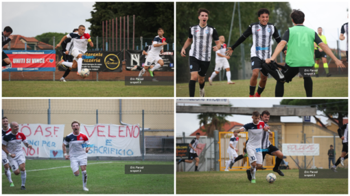 Calcio. Eccellenza. Golfo in &quot;Paradiso&quot;, i biancocelesti espugnano Loano: gli scatti (FOTOGALLERY)