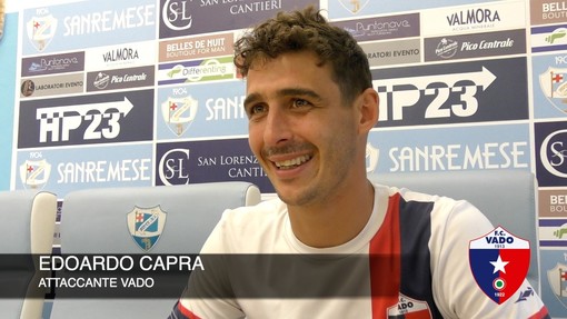 Calcio, Vado. L'orgoglio di Edoardo Capra per la vittoria playoff: &quot;La società voleva questo risultato. Didu? Mi ha insegnato l'equilibrio&quot; (VIDEO)