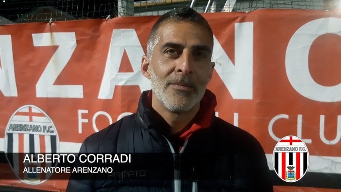 Calcio, Arenzano. Salvezza in cassaforte per mister Corradi: &quot;Ho finito gli aggettivi per la mia squadra. Brava Cairese, è stata una partita entusiasmante&quot; (VIDEO)