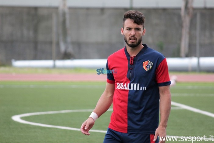 Facundo Marquez, centravanti argentino del Sestri Levante capolista in Serie D