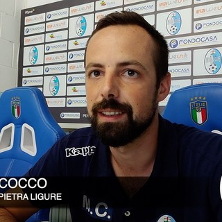 Calcio, Pietra Ligure. Cocco esalta il punto con il Campomorone: &quot;Pareggio d'alto livello, si sono affrontate due squadre con concetti simili&quot; (VIDEO)