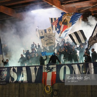 Calcio, Savona. Contro il Multedo il settore degli Ultras sarà deserto per la prima mezz'ora: &quot;Pioggia di Daspo e assurda repressione&quot;