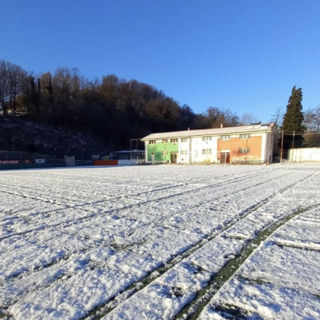 Calcio, Promozione. Carcarese - Praese rinviata, Corrent come una pista di pattinaggio