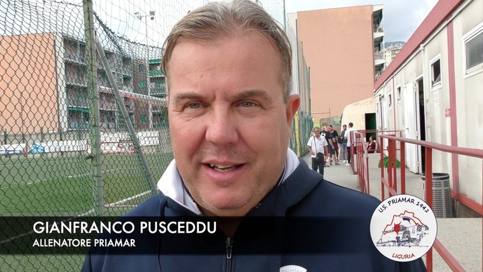 Calcio, Priamar. Il ritorno in Prima Squadra di mister Pusceddu: &quot;Qui per il presidente Grasso. Col Multedo siamo andati in crescendo, ci vuole coraggio per far giocare i giovani&quot; (VIDEO)