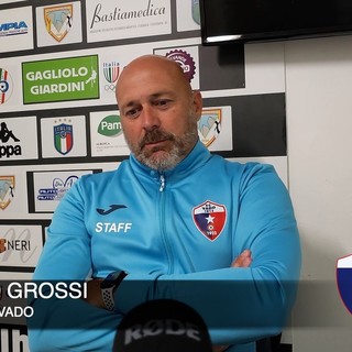 Calcio, Vado. L'emozione di mister Fabrizio Grossi: &quot;Un onore guidare questi ragazzi ad Albenga. Resto a disposizione della società&quot; (VIDEO)