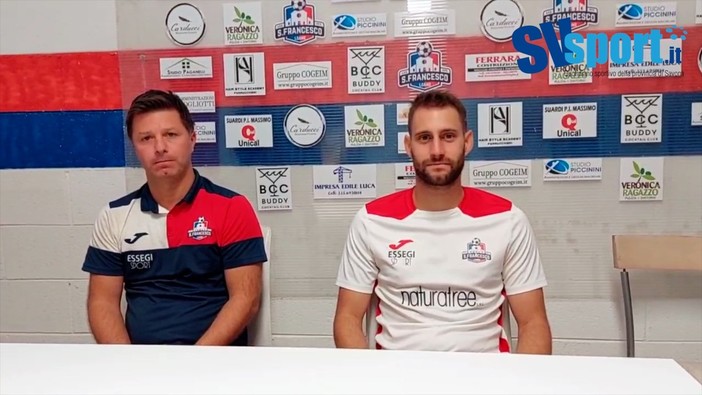 Calcio. San Francesco Loano forza cinque sul Bragno, ma Cattardico e Di Lorenzo non si sbilanciano: &quot;Sono altre le squadre costruite per vincere&quot; (VIDEO)