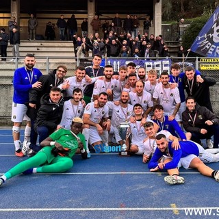 Calcio. L'Imperia conserva la Coppa Italia di Eccellenza, battuto in finale il Rivasamba con il gol di Cassata (FOTO E VIDEO)