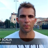 Calcio, Finale. Scalia gol e i giallorossi tornano alla vittoria: &quot;Abbiamo imparato a usare anche la sciabola, ma abbiamo ancora tanto margine&quot; (VIDEO)