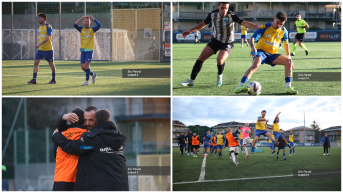 Calcio, Eccellenza. Natale con vittoria e terzo posto per il Pietra Ligure: le immagini del successo con il Golfo Paradiso (FOTOGALLERY)