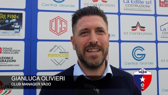 Calcio, Vado. Olivieri stanco ma felice: &quot;Un anno che vale per quattro. Determinante non mollare nei momenti difficili&quot; (VIDEO)