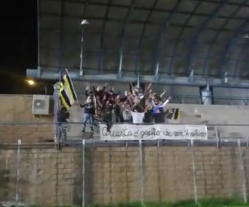 Calcio, Albenga: allenamento con gli Ultras per spingere i bianconeri verso il quarto risultato utile consecutivo