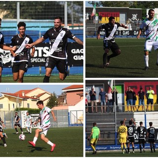 Calcio, Serie D. Berretta gol e l'Albenga batte l'Rg Ticino (LA FOTOGALLERY)