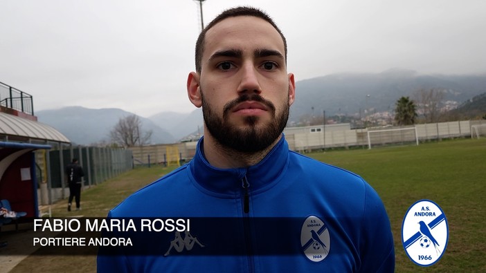 Calcio, Andora. Grande sicurezza e clean sheet per Fabio Maria Rossi contro il Borghetto: &quot;Non ci meritiamo un campionato anonimo, ora sotto con il Vadino&quot; (VIDEO)