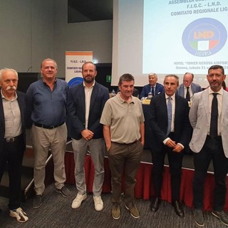 Calcio, Giulio Ivaldi resta al timone del C.R. Liguria, in Consiglio per il Ponente Balestrino, Mariani e Rossi