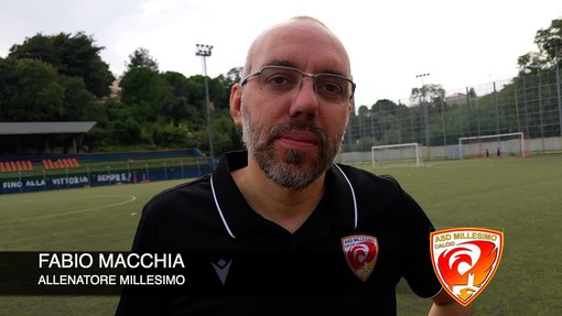 Calcio, Millesimo. Partenza per ricordare per Macchia. &quot;Vincere a Legino non è facile, paradossalmente abbiamo gestito meglio con l'uomo in meno...&quot; (VIDEO)