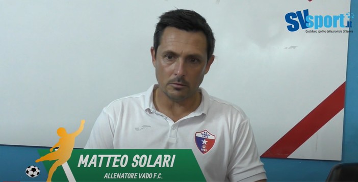 Calcio, Vado. Solari si tiene stretti i tre punti ma non la prestazione: &quot;Con la Caronnese siamo mancati tecnicamente, ma i ragazzi hanno saputo stringere i denti&quot; (VIDEO)