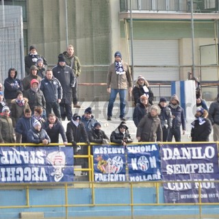 Calcio, Savona: Striscioni all'ennesima chiamata contro il tranquillo Pontedera