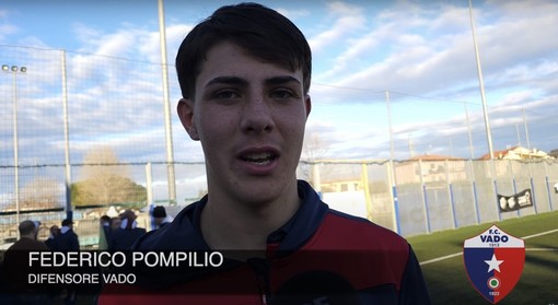 Calcio, Vado. Prima da titolare per Federico Pompilio: &quot;Una grande emozione, mi ha accolto un gruppo speciale&quot; (VIDEO)