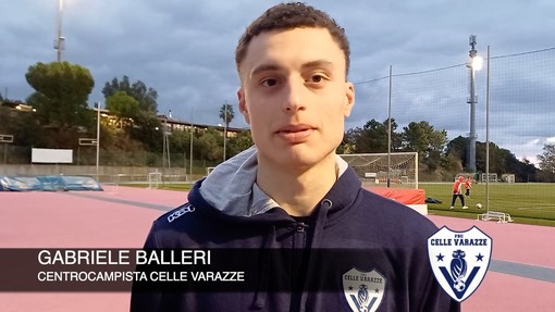 Calcio, Celle Varazze. Balleri match winner contro la Carcarese: &quot;Tre punti che ci danno fiducia in vista di Loano&quot; (VIDEO)