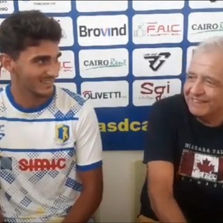 Calcio, Cairese. Ecco Filippo D'Arcangelo: &quot;Da Alassio per vincere&quot; (VIDEO)