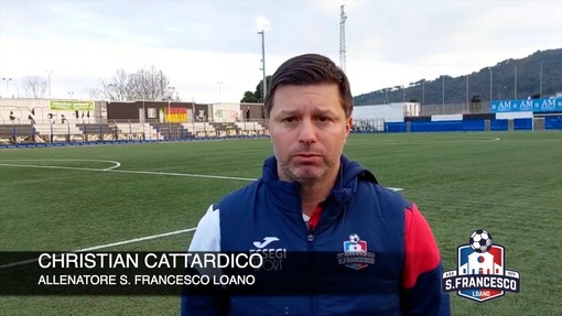 S. Francesco Loano. Cattardico tranchant: &quot;I gol di Auteri e Guardone sono stati calcio, il resto della gara no&quot; (VIDEO)