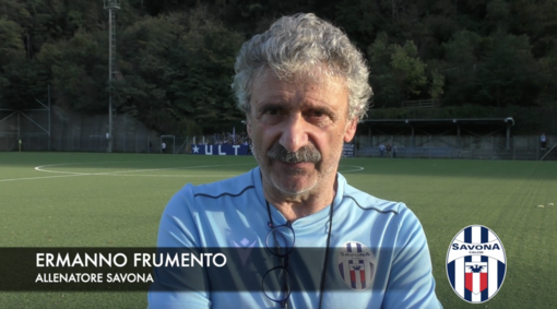 Calcio, Savona. Il silenzio imbarazzato di mister Frumento: &quot;Andiamo avanti solo per i tifosi...&quot; (VIDEO)