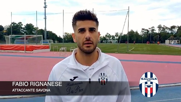 Calcio, Savona. Altra doppietta per Rignanese: &quot;Peccato non siano stati tre, ma sta nascendo un bel gruppo&quot; (VIDEO)