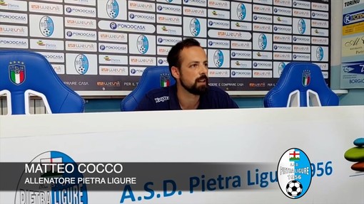 Calcio, Pietra Ligure. Cocco tiene la barra dritta: &quot;Impossibile non soffrire in inferiorità numerica, ma la semina porta sempre un raccolto&quot; (VIDEO)