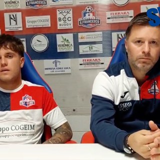 Calcio, San Francesco Loano.  Cattardico e Staltari commentano il 3-0 all'Athletic: &quot;Avevamo già fatto buone partite, stiamo ritrovando lo spirito giusto&quot; (VIDEO)