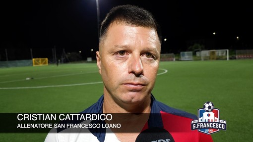 Calcio, San Francesco Loano. Cattardico promuove i rossoblu visti al Borreani: &quot;Atteggiamento giusto. Una nuova punta? Mi godo il gruppo che ho&quot; (VIDEO)