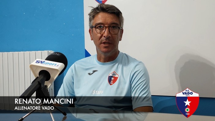 Calcio, Vado. Mister Mancini commenta la sconfitta con l'Asti: &quot;Poco cattivi sottoporta, ci manca ancora brillantezza&quot; (VIDEO)