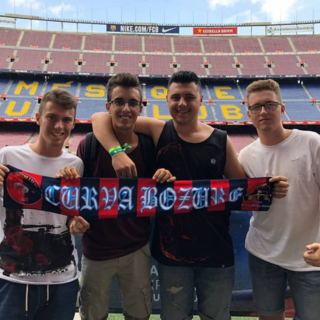 FOTONOTIZIA: da Rocchetta al Camp Nou, i tifosi rossoblu sbarcano a Barcellona