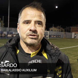 Calcio, Baia Alassio Auxilium. Mister Sardo commenta il successo sul Vadino e annuncia l'arrivo di Francesco Esposito (VIDEO)