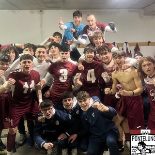 Calcio, Pontelungo. La Juniores festeggia la vittoria nel derby