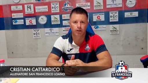 Calcio. S.F. Loano. I rossoblu stoppano il Rivasamba sullo 0-0, Cattardico: &quot;Buona prova contro una squadra forte&quot; (VIDEO)