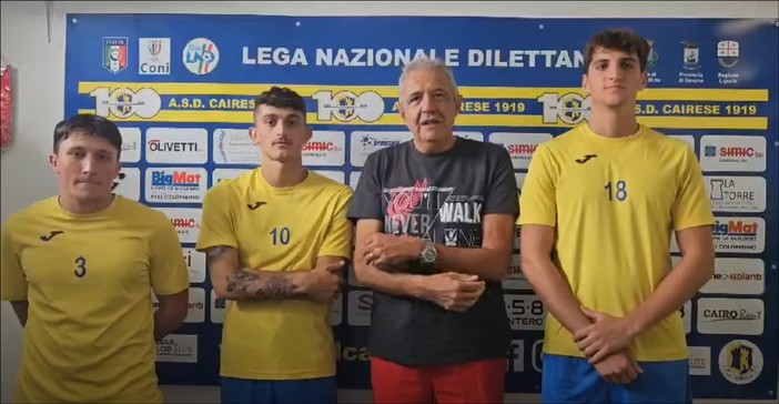 Corsa, qualità e fisico. La Cairese presenta i giovani Ponzo, Insolito e Turone (VIDEO)