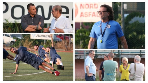 Calcio, Savona. Tutti gli scatti del primo allenamento biancoblu (FOTOGALLERY)