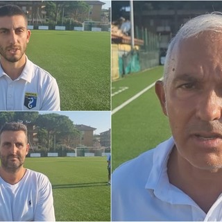 Calcio, Imperia. i nerazzurri fanno loro il derby con il Taggia, le interviste a Buttu, Fiuzzi e Ventre (VIDEO)