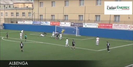 Calcio, Eccellenza. La sintesi di Genova Calcio - Albenga. Non basta il solito Sogno ai bianconeri (VIDEO)