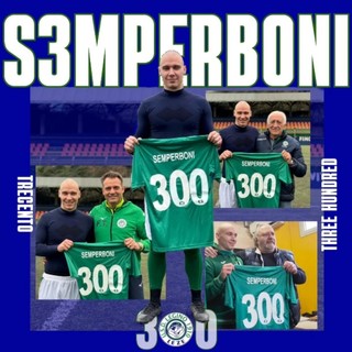 Calcio, Legino. 300 volte Semperboni, ieri il club ha celebrato il traguardo del difensore verdeblu