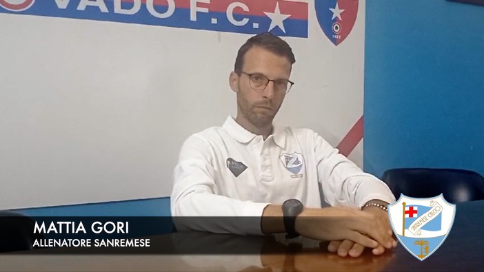 Calcio, Sanremese. Gori guarda oltre lo 0-3 di Vado: &quot;Rossoblu davvero molto forti, per noi questa sconfitta può essere un'opportunità&quot; (VIDEO)