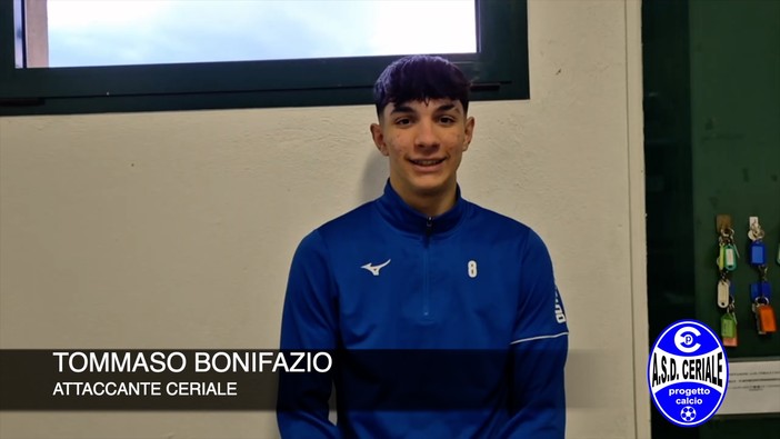 Calcio. Il gol di Tommaso Bonifazio sigilla Ceriale - Albissole: &quot;Gara preparata bene, bello essere sommerso dai miei compagni&quot; (VIDEO)