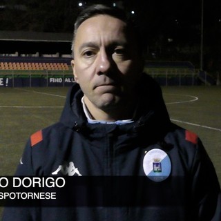 Calcio, Spotornese. Il pareggio sfuma nel finale per mister Dorigo: &quot;Nel primo tempo abbiamo faticato, puniti dall'episodio al 90'&quot; (VIDEO)