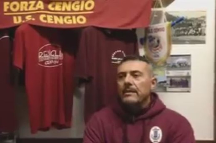 Calcio, Cengio: la videointervista a mister Santin dopo la vittoria sulla Carcarese