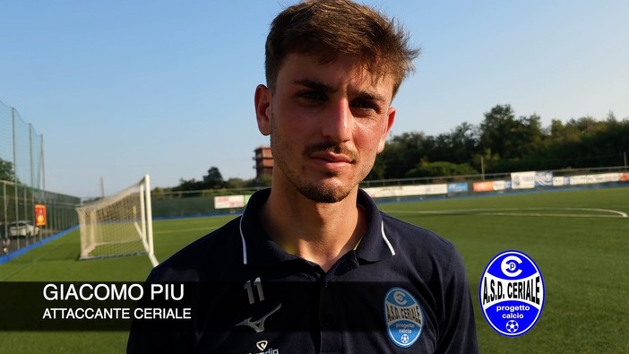 Ceriale. La doppietta di Giacomo Piu stende il Finale: &quot;Il mister mi ha detto di imitare Berardi&quot; (VIDEO)