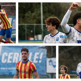 Calcio. Botta e risposta tra Genduso e Halaj, tutti gli scatti di Ceriale - Finale (FOTOGALLERY)